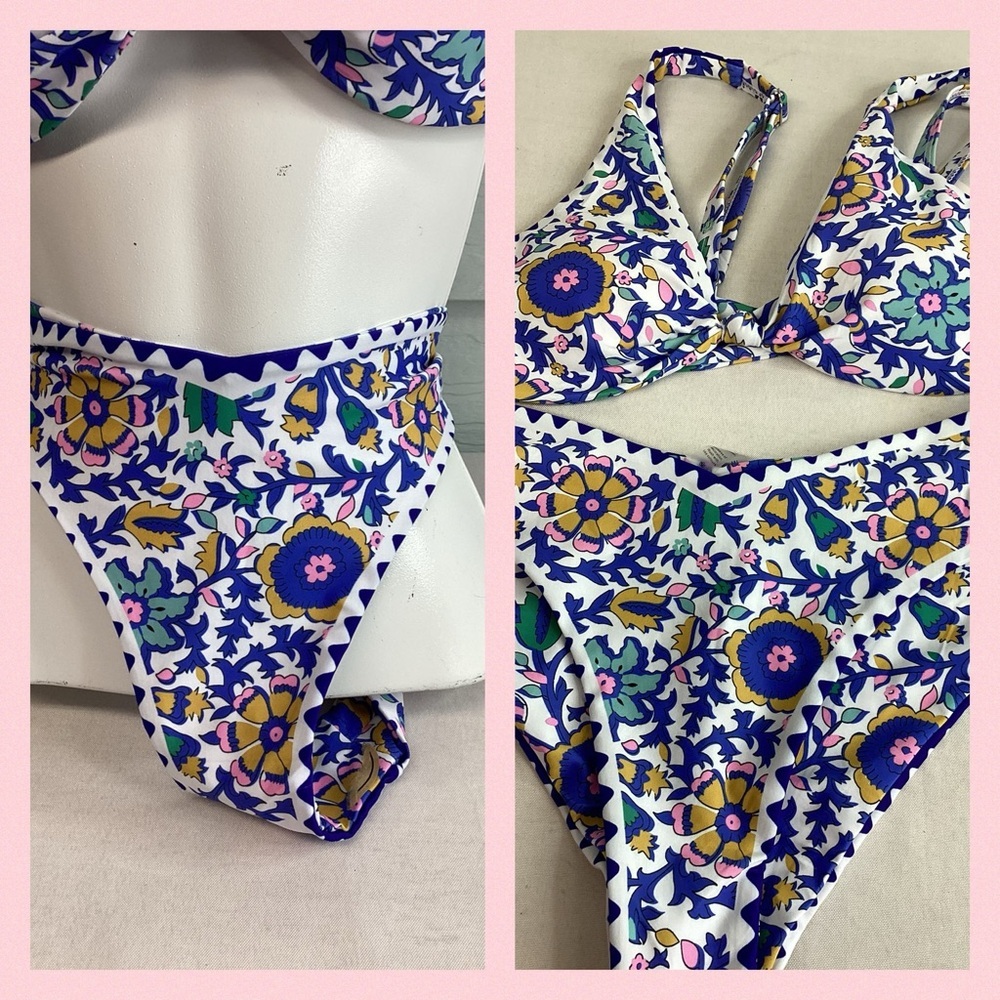 Multicolored two-piece bikini. 7 - Picture 4 of 5